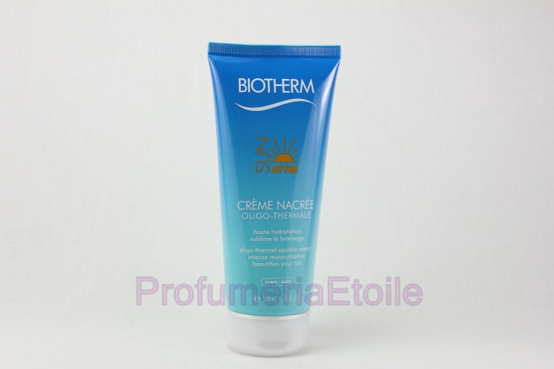 BIOTHERM SUN AFTER CRÈME NACRÉE 200ML IDRATANTE SUBLIMATORE DI ABBRONZATURA
