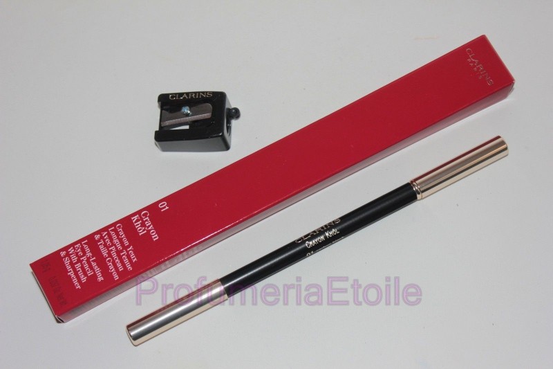 Clarins Crayon Khol N. 01 Black Matita Per Occhi E Temperino Matita
