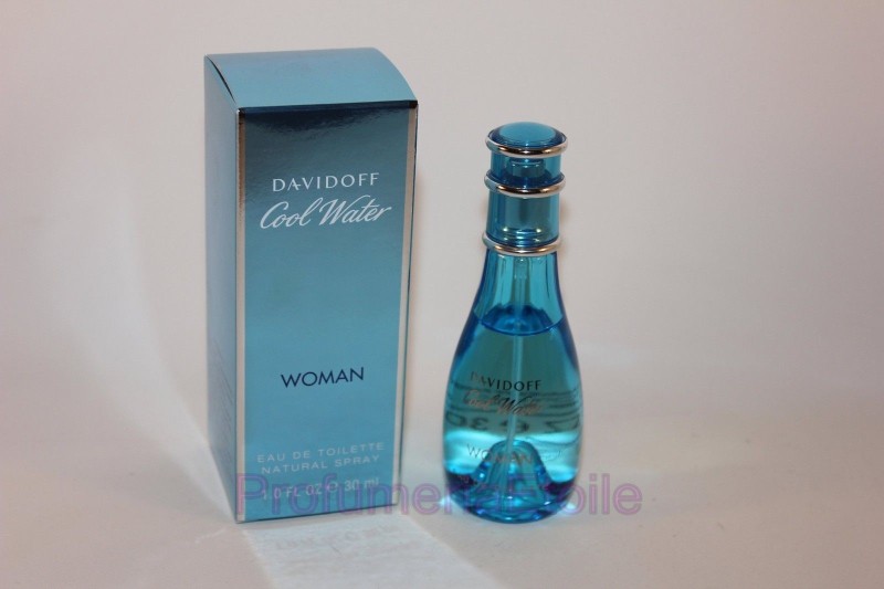 DAVIDOFF COOL WATER WOMAN  PROFUMO DONNA EDT 30 ML Perfume Women Natural Spray