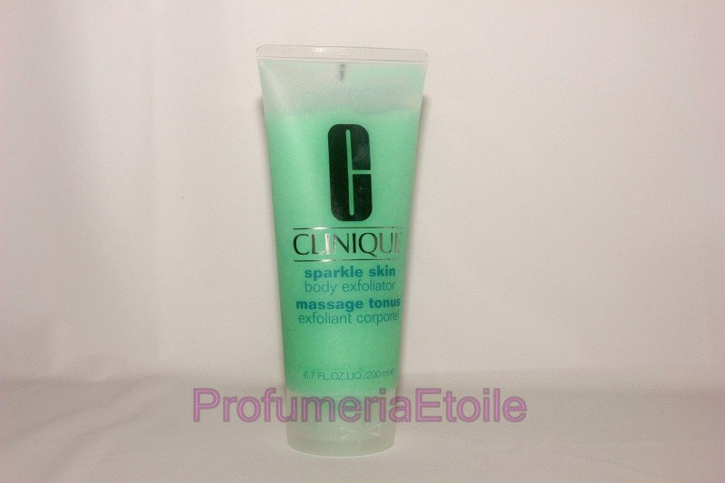 CLINIQUE SPARKLE SKIN BODY EXFOLIATING CREAM CREMA ESFOLIANTE PER IL CORPO TUBO
