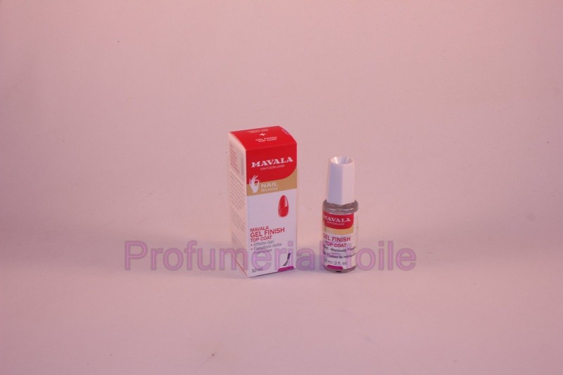 MAVALA GEL FINISH TOP COAT 10ML Fissatore Effetto Gel Trasparente Volumizzante