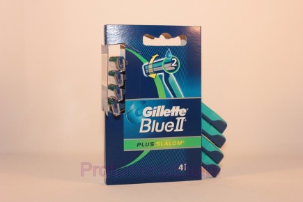 GILLETTE RASOIO BLUE II SLALOM PLUS 2 LAME USA E GETTA 4 PZ Gillette 300030 Lamette per rasoi da uomo
