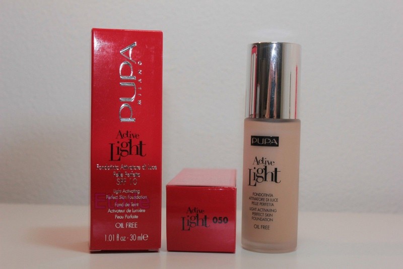 PUPA ACTIVE LIGTH SPF10 30ML FONDOTINTA ATTIVATORE DI LUCE PELLE PERFETTA N.050