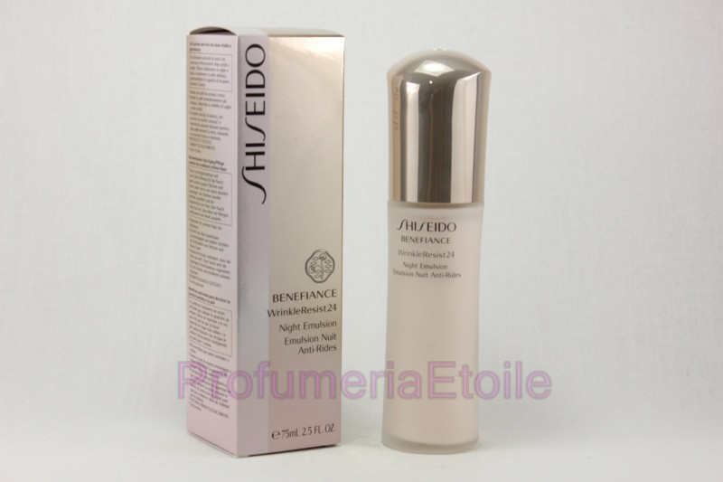 SHISEIDO BENEFIANCE WRINKLERESIST24 NIGHT EMULSION 75ML EMULSIONE ANTIETA’ NOTTE SHISEIDO BENEFIANCE WRINKLERESIST24 NIGHT EMULSION 75ML EMULSIONE ANTIETA’ NOTTE