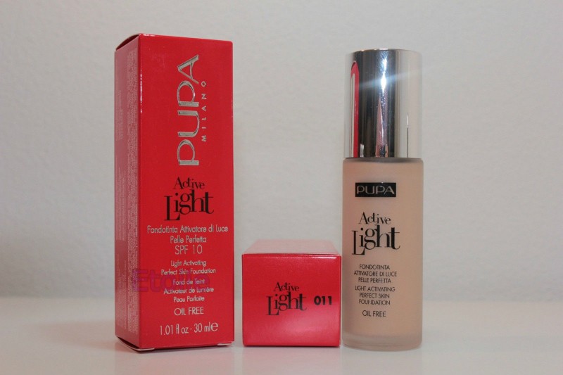 PUPA ACTIVE LIGTH SPF10 30ML FONDOTINTA ATTIVATORE DI LUCE PELLE PERFETTA N.011