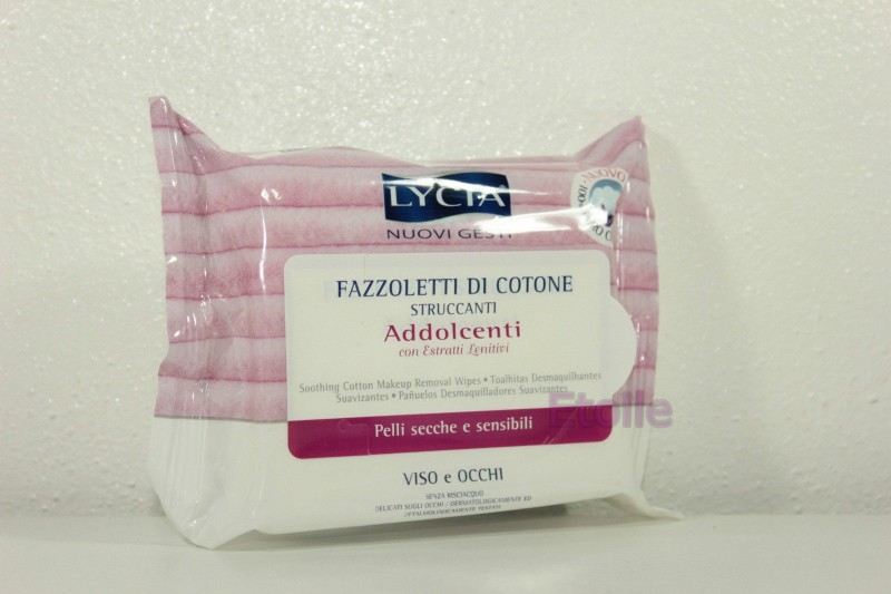 LYCIA SALVIETTE STRUCCANTI ADDOLCENTI VISO E OCCHI PELLI SECCHE E SENSIBILI LYCIA SALVIETTE STRUCCANTI ADDOLCENTI VISO E OCCHI PELLI SECCHE E SENSIBILI