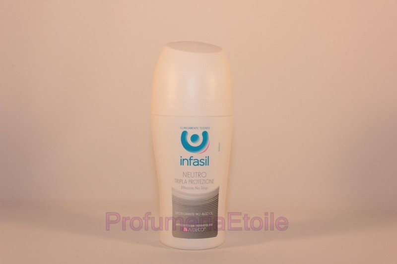 INFASIL DEODORANTE DEO NEUTRO TRIPLA PROTEZIONE NO ALCOOL 50ML ROLL ON