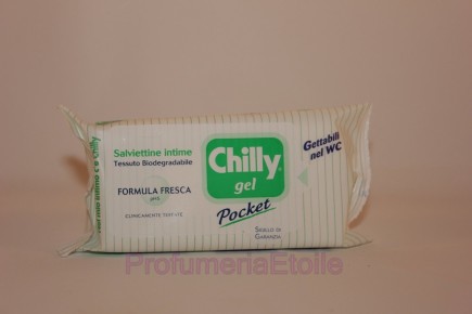CHILLY POCKET GEL FORMULA FRESCA Salviette Igiene Intima Chilly 641003 Detergenti corpo