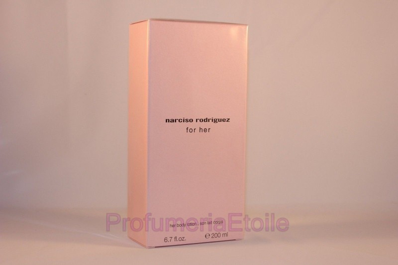 NARCISO RODRIGUEZ HER DONNA LATTE CORPO PROFUMATO IDRATANTE body lotion 200ML