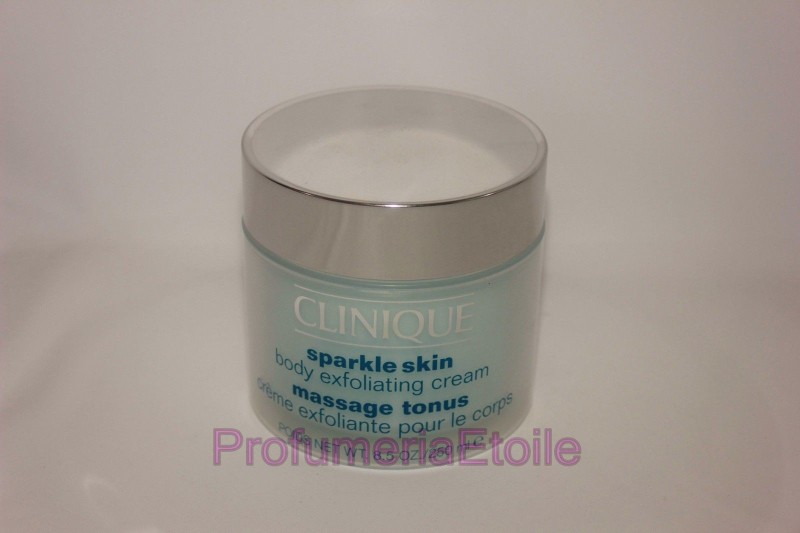 CLINIQUE SPARKLE SKIN BODY EXFOLIATING CREAM CREMA ESFOLIANTE PER IL CORPO VASO