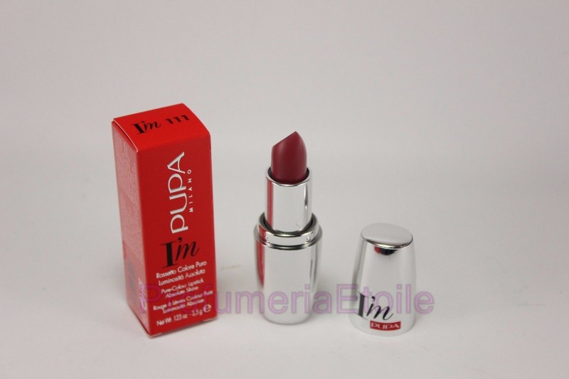 PUPA I'M N.111 GLAM ROSE Rossetto Colore Puro Luminosità Assoluta  