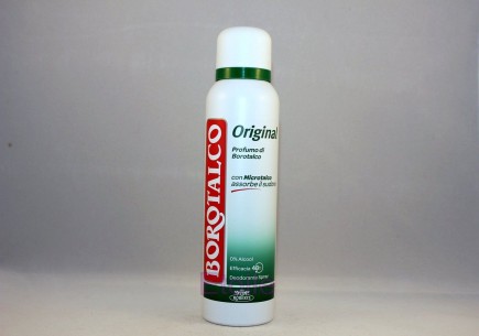 ROBERTS BOROTALCO DEODORANTE SPRAY ORIGINAL CON MICROTALCO 150ML deo no alcool Original 450100 Deodoranti