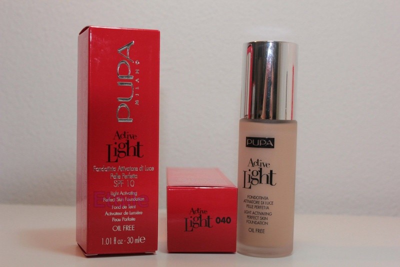 PUPA ACTIVE LIGTH SPF10 30ML FONDOTINTA ATTIVATORE DI LUCE PELLE PERFETTA N.040