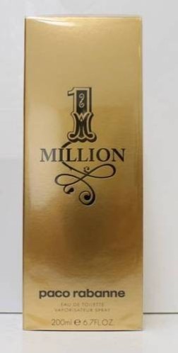 PACO RABANNE 1 ONE MILLION EDT PROFUMO UOMO 200ML VAPO Perfume Men Spray Paco Rabanne 520662 Profumi uomo