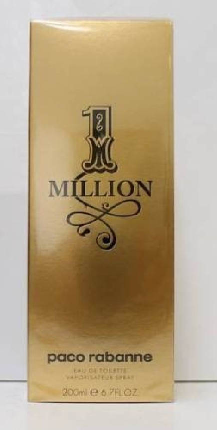 PACO RABANNE 1 ONE MILLION EDT PROFUMO UOMO 200ML VAPO Perfume Men Spray Paco Rabanne 520662 Profumi uomo