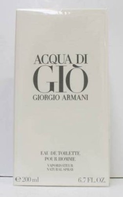 ARMANI ACQUA DI GIO' UOMO PROFUMO EDT 200ML VAPO Perfume Men Spray Armani 40427 Profumi uomo