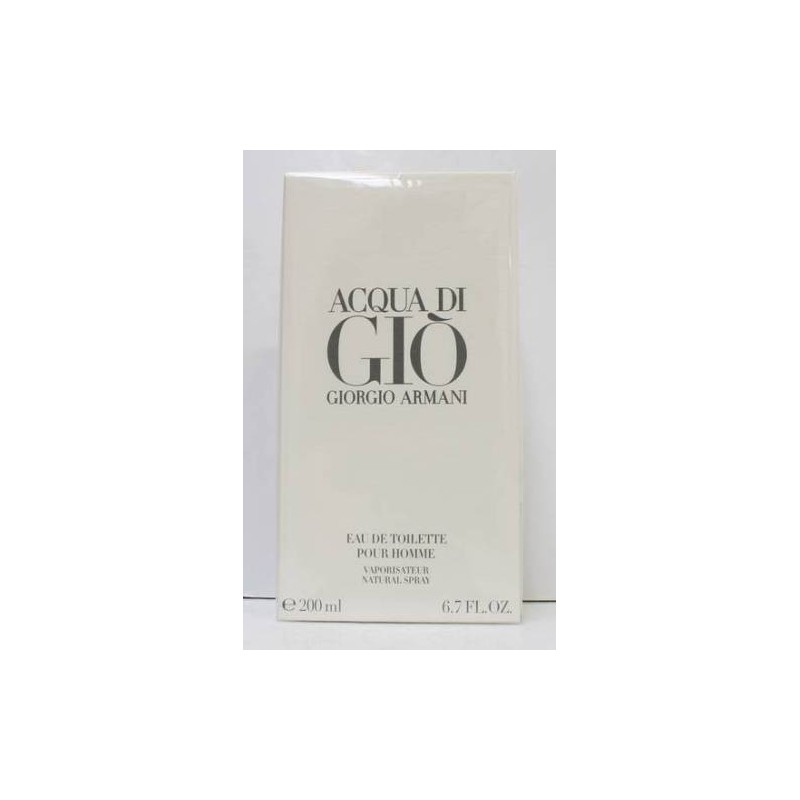 ARMANI ACQUA DI GIO' UOMO PROFUMO EDT 200ML VAPO Perfume Men Spray