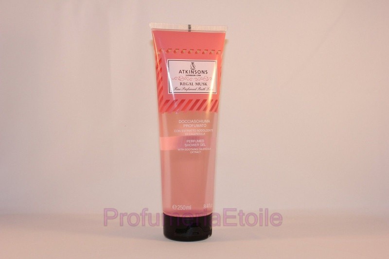 ATKINSONS DOCCIA SCHIUMA BAGNO PROFUMATO 250ML REGAL MUSK  perfumed shower gel