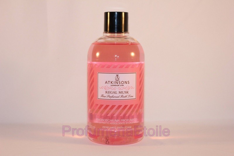ATKINSONS BAGNO SCHIUMA BAGNO PROFUMATO 500ML REGAL MUSK perfumed bath foam
