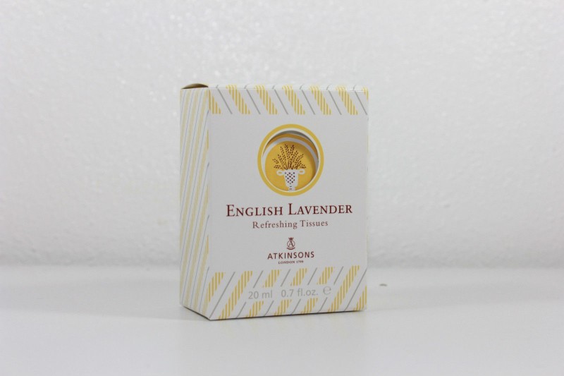 ATKINSONS ENGLISH LAVENDER REFRESHING TISSUES SALVIETTE PROFUMATE 10 Pezzi