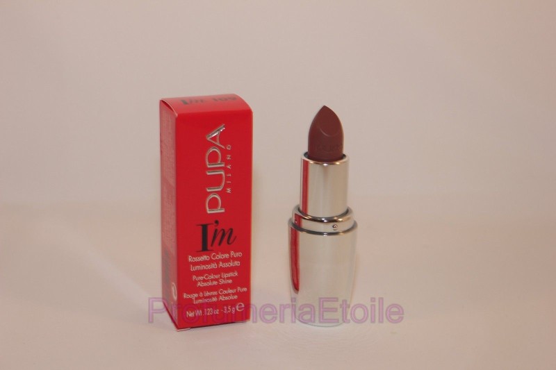 PUPA I'M N.109 WALNUT  Rossetto Colore Puro Luminosità Assoluta  