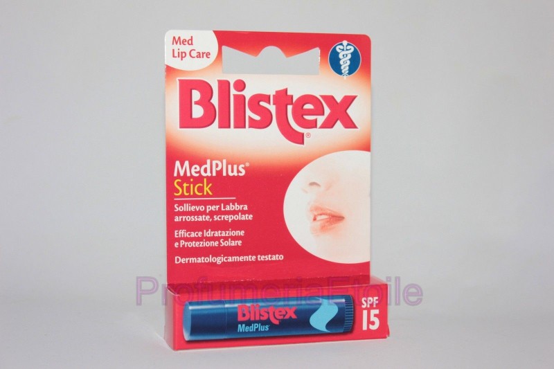 BLISTEX MEDPLUS STICK SPF15 BALSAMO LABBRA Sollievo labbra arrossate screpolate