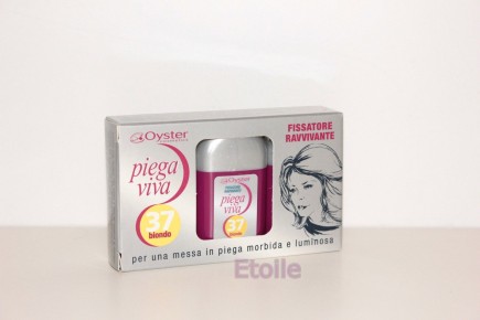 PIEGA VIVA FISSATORE RAVVIVANTE N.37 BIONDO 3 FIALE IN OGNI SCATOLA Piega viva 640223/037 Cura dei capelli