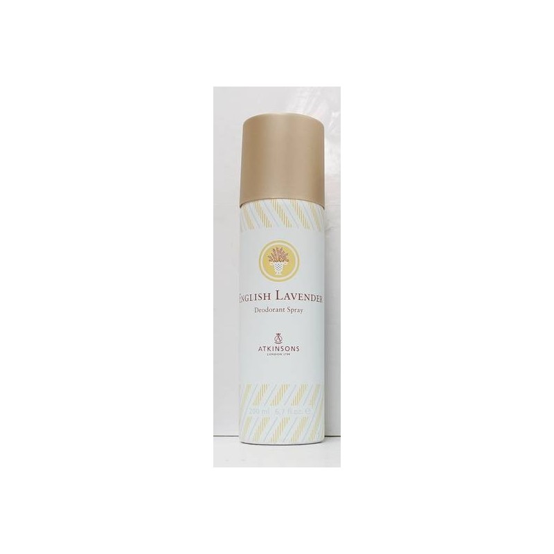 ATKINSONS ENGLISH LAVENDER DEO UNISEX  200ML SPRAY Deodorante Uomo Donna