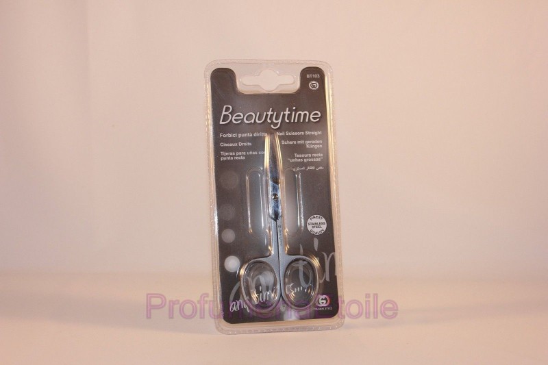 BEAUTYTIME FORBICE PUNTA DIRITTA LAME IN ACCIAIO INOSSIDABILE BT103