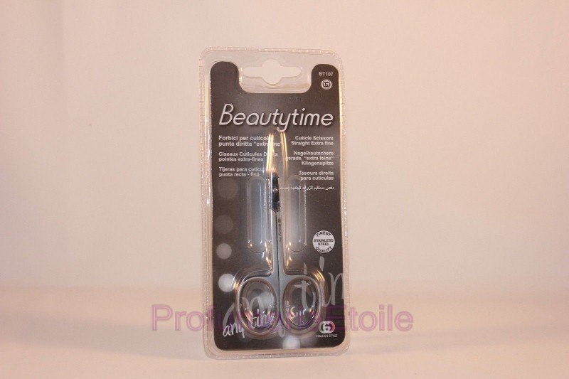 BEAUTYTIME FORBICE PER PELLICINE PUNTA DIRITTA EXTRAFINE BT107