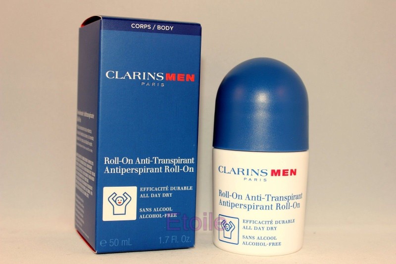 CLARINS MEN ANTI-TRANSPIRANT DEO ROLL-ON Deodorante Uomo Roll-On 50ML