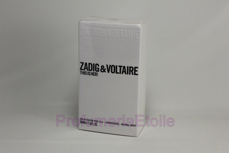 ZADIG & VOLTAIRE THIS IS HER PROFUMO DONNA EDP 50ML VAPO Perfume Women Spray