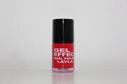 Layla Smalto Unghie Gel Effect Nail Polish N.05 Coral Red Layla 840027/005 Manicure e pedicure