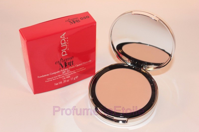 PUPA EXTREME MATT N.050 SAND Fondotinta Compatto SPF 20 OIL FREE