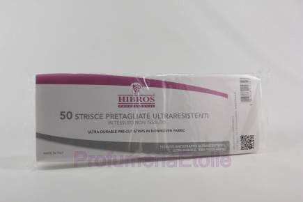 HIBROS STRISCE PRETAGLIATE IN TESSUTO NON TESSUTO confezione da 50 strisce Hibros 370035 Ceretta