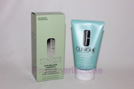 CLINIQUE ANTI-BLEMISH SOLUTIONS CLEANSING GEL 125ML GEL DETERGENTE PULIZIA VISO Clinique 28306 Detergenti e tonici