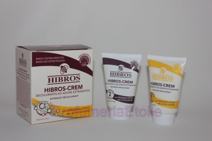 HIBROS CREMA DECOLORANTE PELI VISO BRACCIA GAMBE AZIONE ISTANTANEA 30ML X 2 Hibros 370005 Altro per depilazione