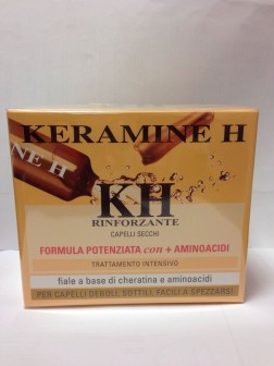 KERAMINE H KH RINFORZANTE TRATTAMENTO INTENSIVO CAPELLI SECCHI 10 FIALE Keramine H 710030/002 Shampoo e balsamo