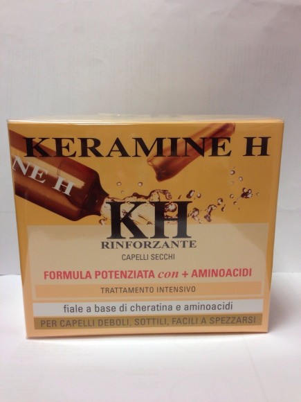 KERAMINE H KH RINFORZANTE TRATTAMENTO INTENSIVO CAPELLI SECCHI 10 FIALE Keramine H 710030/002 Shampoo e balsamo