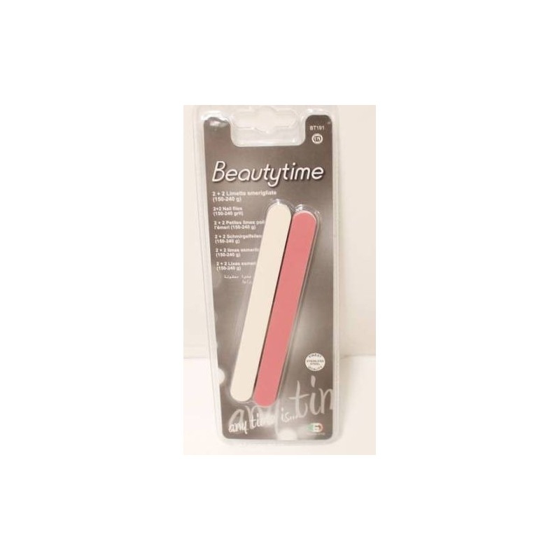 BEAUTYTIME LIMETTE UNGHIE MANI PIEDI SMERIGLIATE 2+2 191