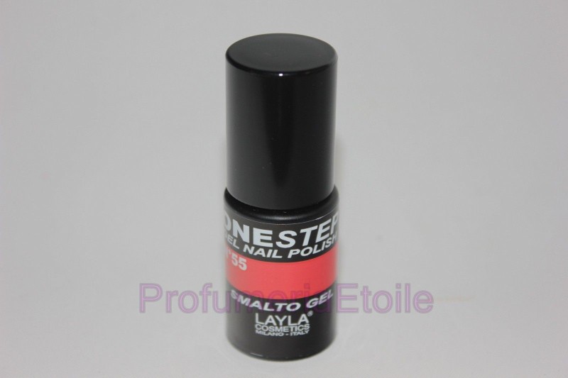 Layla Smalto Unghie One Step Gel Polish N.55 Red Grooving Layla 840038/055 Manicure e pedicure