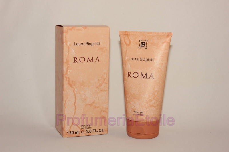 Laura Biagiotti Roma Donna Gel Doccia Bagno Schiuma 150Ml Shower Gel Woman