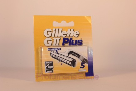 GILLETTE G II PLUS N5 TESTINE LAME RASOIO DI RICAMBIO Gillette 300018 Lamette per rasoi da uomo