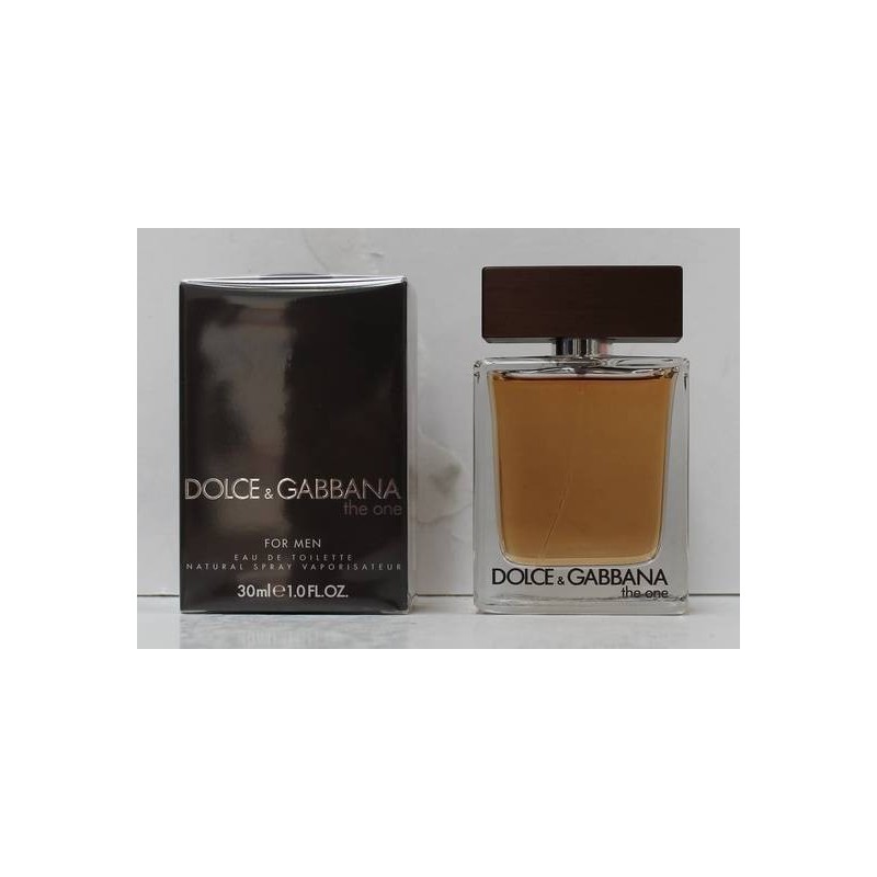 D&G  DOLCE & GABBANA THE ONE FOR MEN PROFUMO UOMO EDT 30ML VAPO Perfume for Men