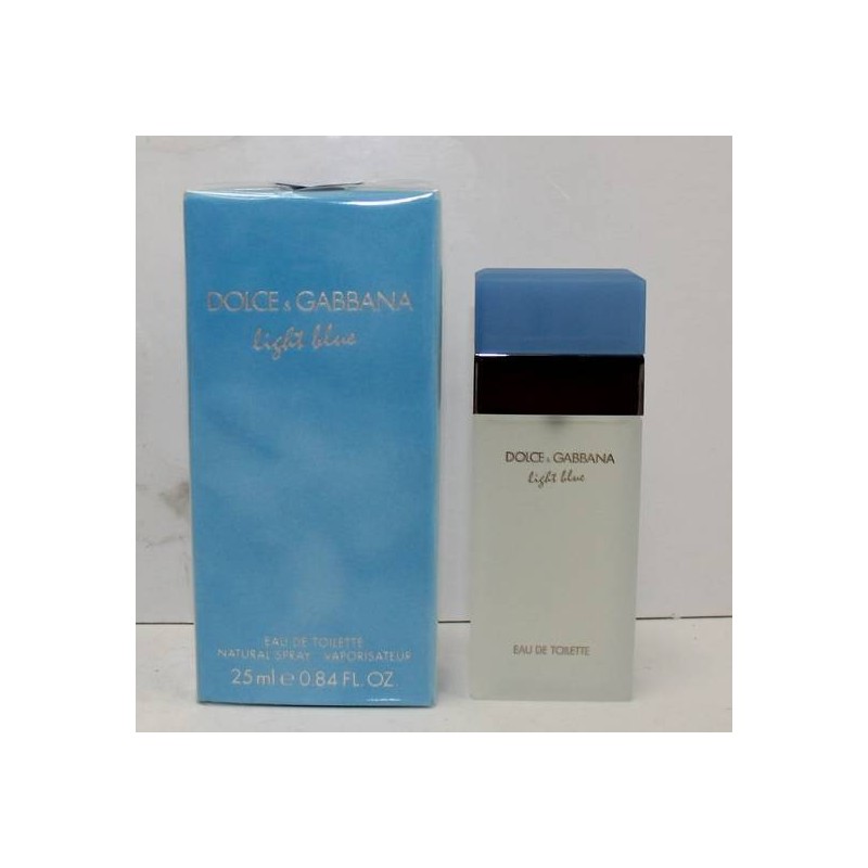 D&G DOLCE & GABBANA LIGHT BLUE DONNA PROFUMO EDT 25ML VAPO perfume woman