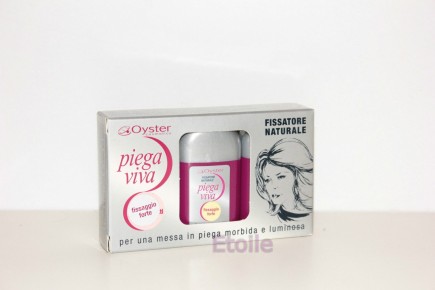 PIEGA VIVA FISSATORE NATURALE FISSAGGIO FORTE 3 FIALE IN OGNI SCATOLA Piega viva 640223/004 Cura dei capelli