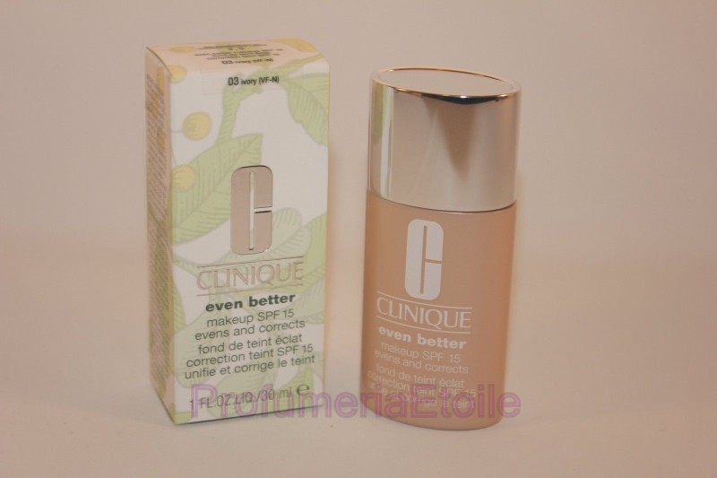CLINIQUE EVEN BETTER MAKEUP SPF15 30ML N.3 IVORY Fondotinta Antimacchie