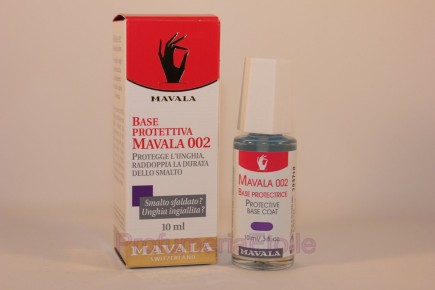 BASE PROTETTIVA MAVALA 002 protegge e raddoppia la durata dello smalto 10ML Mavala 320615 Manicure e pedicure