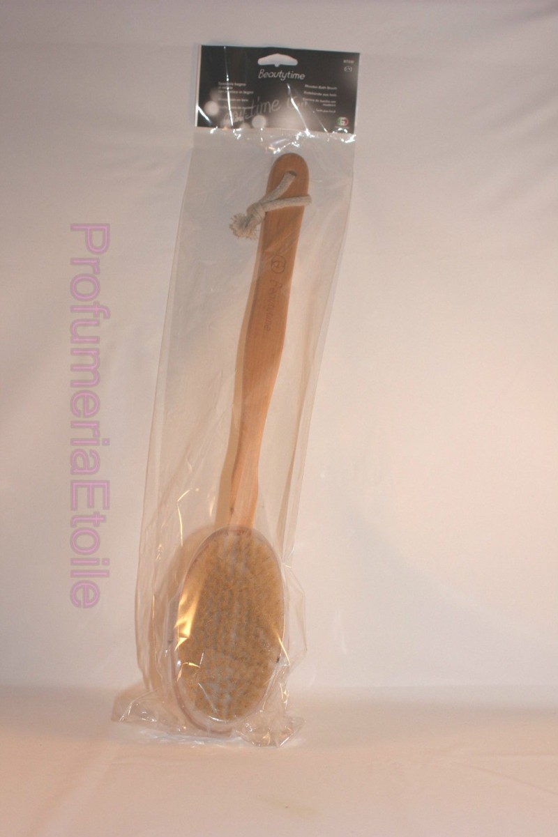 BEAUTYTIME SPAZZOLA PER BAGNO CON MANICO IN LEGNO BT330