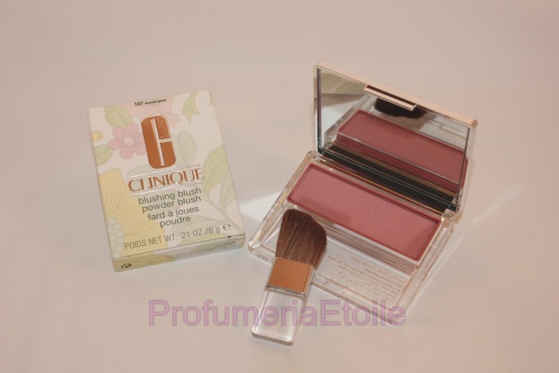 CLINIQUE BLUSHING BLUSH POWDER BLUSH N.107 SUNSET GLOW Fard in polvere